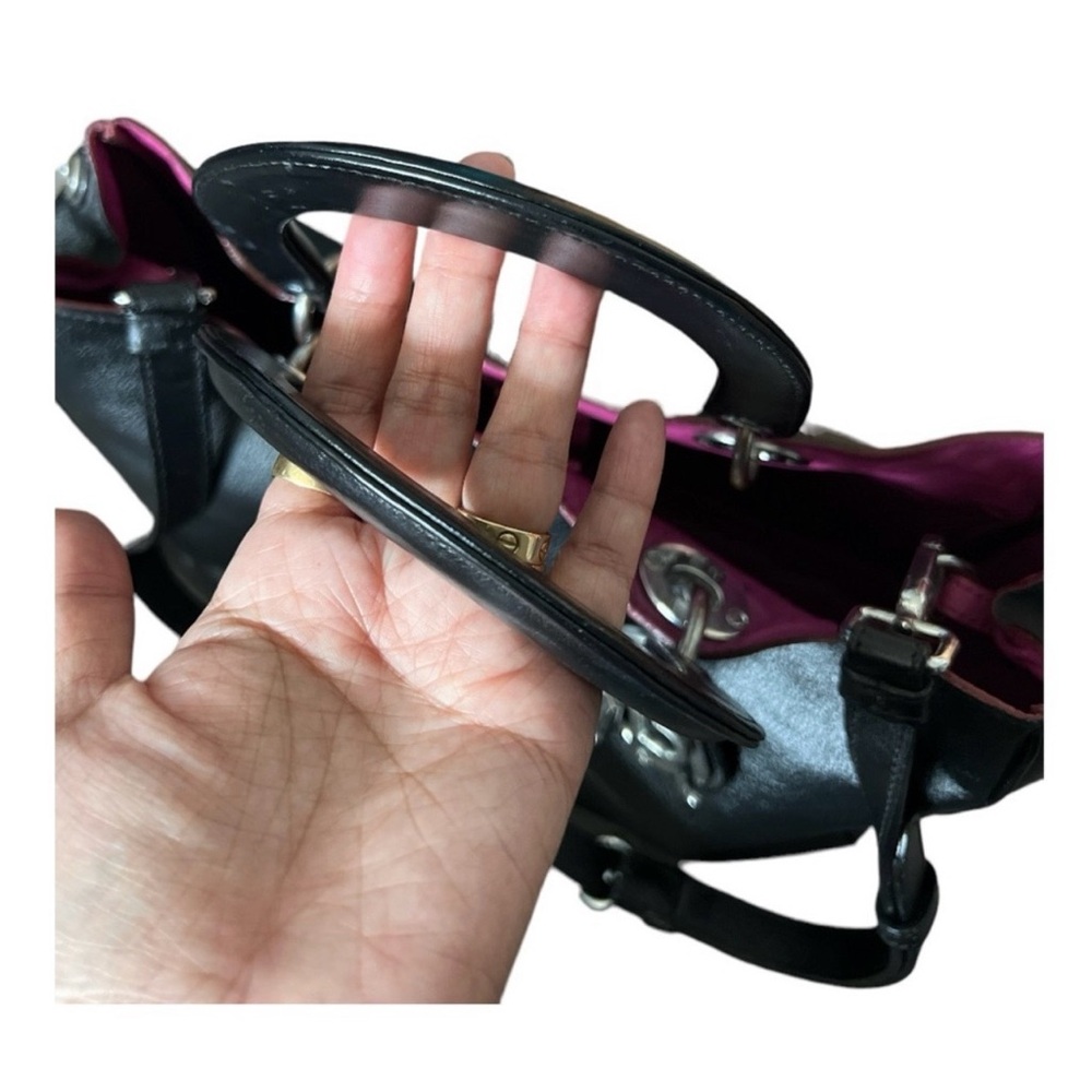 Christian Dior Diorissimo Logo charm two-way leather bag - Picture 4 of 16